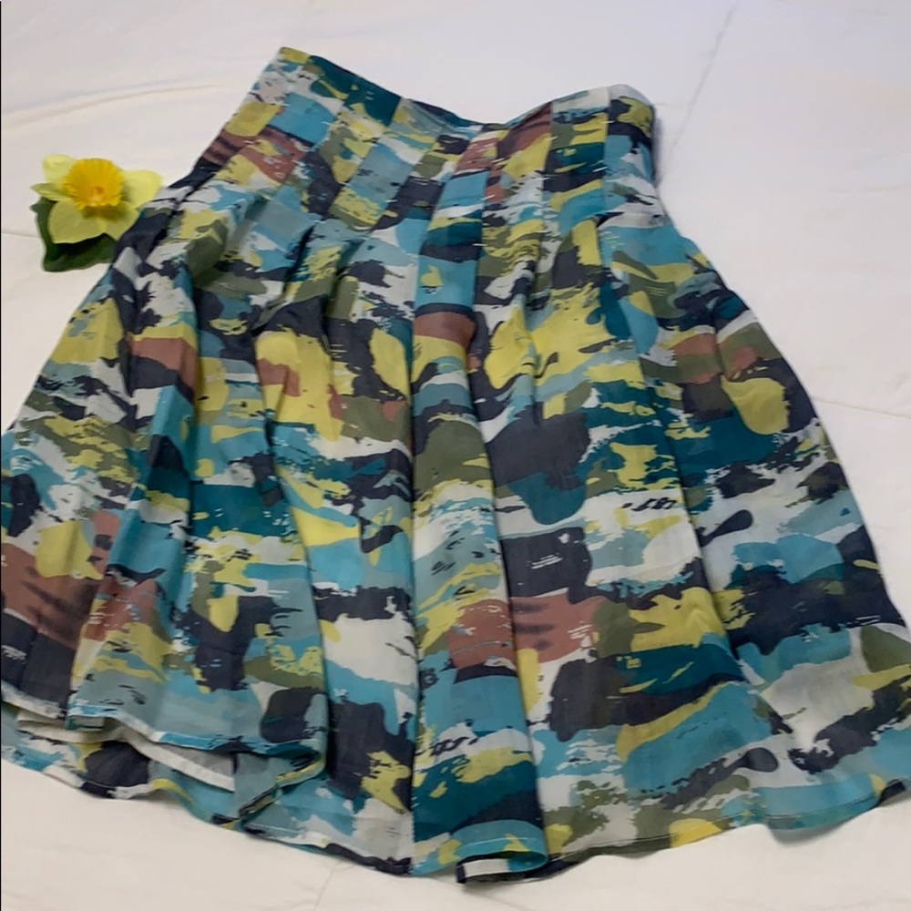 SWEET Yellow, Aqua blue, Mauve SKIRT